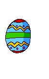 An Easter egg hatching to produce a bunny