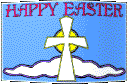 A ‘Happy Easter’ flag